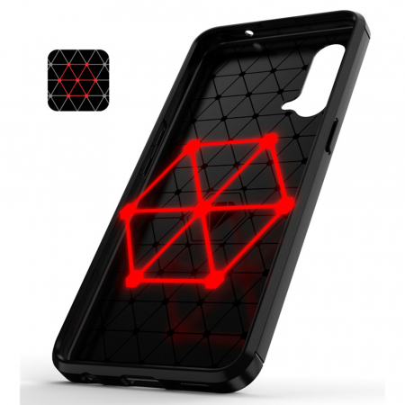 Husa Carbon Silicone pentru OnePlus Nord CE 5G, Negru [2]