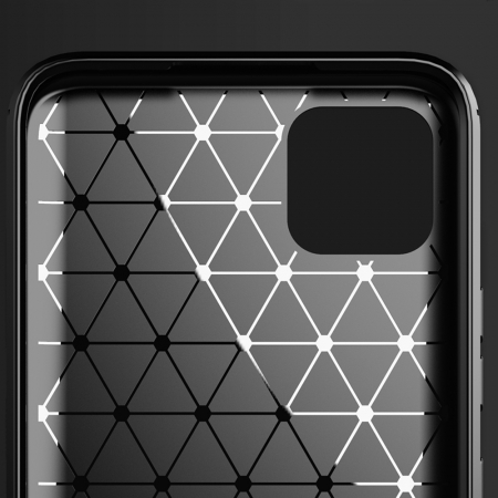 Husa Carbon Silicone pentru Realme C11, Negru [2]