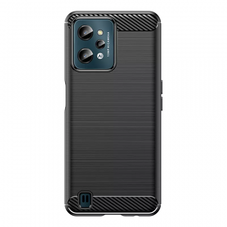 Husa Carbon Silicone pentru Realme C31, Negru [1]