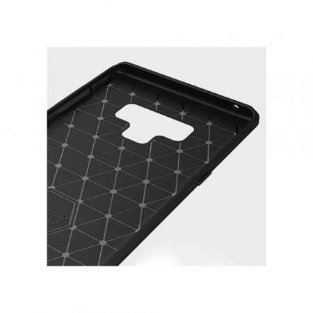 Husa Carbon Silicone pentru Samsung Galaxy Note 9, Negru [1]