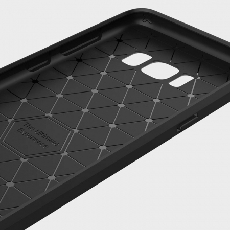 Husa Carbon Silicone pentru Samsung Galaxy S8 Plus, Negru [3]