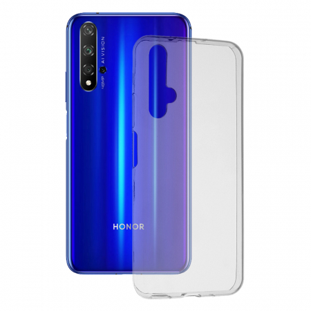 Huawei Nova 5T - Husa Clear Silicone pentru Huawei Nova 5T / Honor 20, Transparent