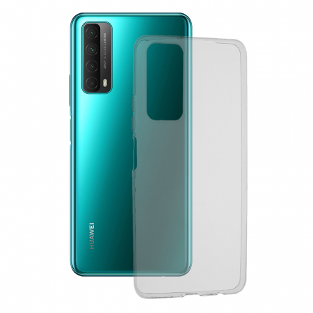 Huawei P Smart (2021) - Husa Clear Silicone pentru Huawei P Smart (2021), Transparent