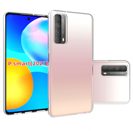 Husa Clear Silicone pentru Huawei P Smart (2021), Transparent [4]