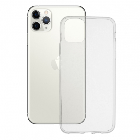 iPhone 11 Pro Max - Husa Clear Silicone pentru iPhone 11 Pro Max, Transparent