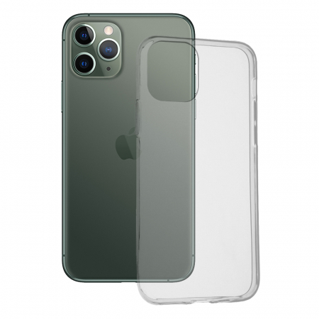 iPhone 11 Pro - Husa Clear Silicone pentru iPhone 11 Pro, Transparent