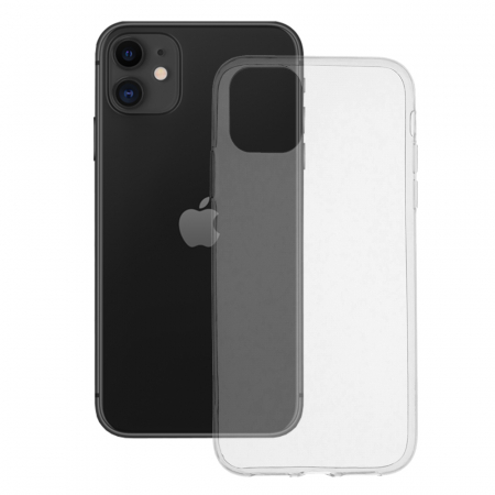 iPhone 11 - Husa Clear Silicone pentru iPhone 11, Transparent