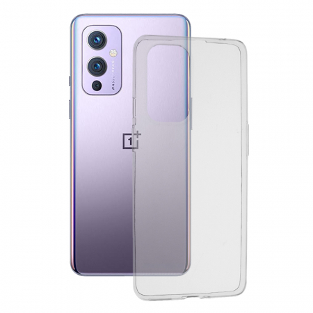 OnePlus - Husa Clear Silicone pentru OnePlus 9, Transparent