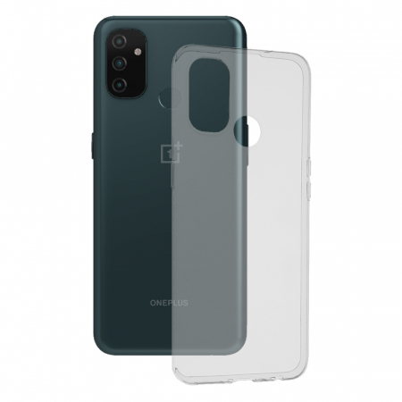 OnePlus - Husa Clear Silicone pentru OnePlus Nord N100, Transparent