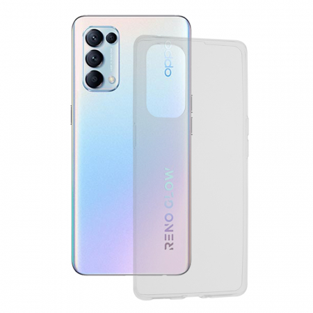 Oppo - Husa Clear Silicone pentru OPPO Reno5 Pro 5G, Transparent