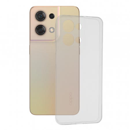 Oppo Reno8 5G - Husa Clear Silicone pentru OPPO Reno8 5G, Transparent
