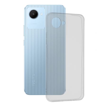 Realme - Husa Clear Silicone pentru Realme C30, Transparent