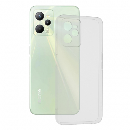Realme C35 - Husa Clear Silicone pentru Realme C35, Transparent