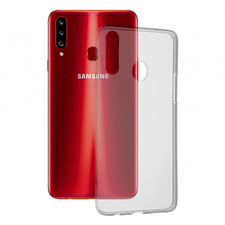 Galaxy A20s - Husa Clear Silicone pentru Samsung Galaxy A20s, Transparent
