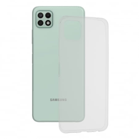 Galaxy A22 5G - Husa Clear Silicone pentru Samsung Galaxy A22 5G, Transparent