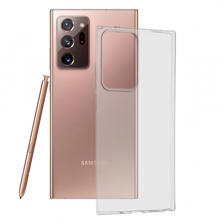 Galaxy Note 20 Ultra - Husa Clear Silicone pentru Samsung Galaxy Note 20 Ultra, Transparent