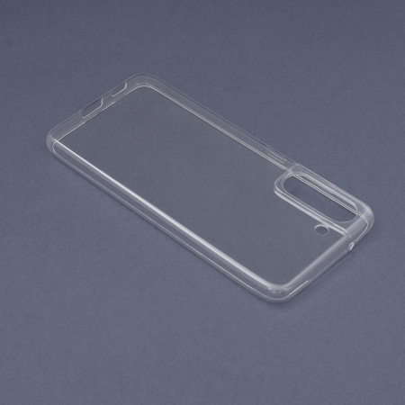Husa Clear Silicone pentru Samsung Galaxy S21 FE, Transparent [2]