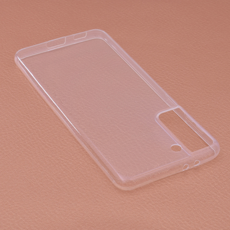 Husa Clear Silicone pentru Samsung Galaxy S21 Plus, Transparent [2]