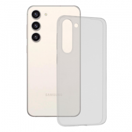 Galaxy S23 Plus - Husa Clear Silicone pentru Samsung Galaxy S23 Plus, Transparent