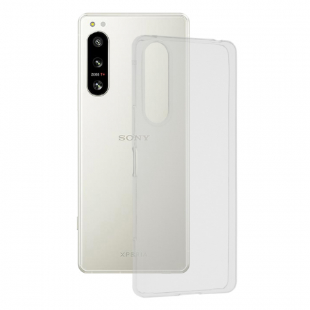 Sony - Husa Clear Silicone pentru Sony Xperia 5 IV, Transparent