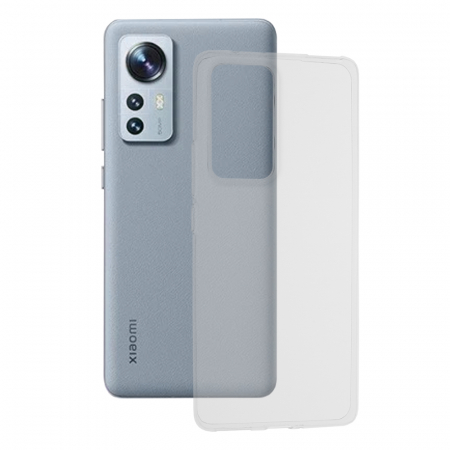 Xiaomi 12 Pro - Husa Clear Silicone pentru Xiaomi 12 Pro, Transparent