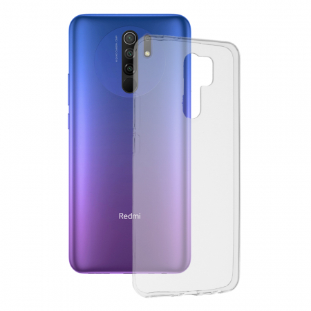 Xiaomi Redmi 9 - Husa Clear Silicone pentru Xiaomi Redmi 9, Transparent