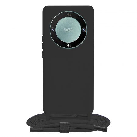 Honor - Husa cu snur Honor Magic 5 Lite, Crossbody Lanyard, Negru