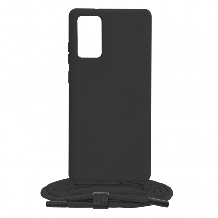 Husa cu snur Samsung Galaxy Note 20, Crossbody Lanyard, Negru [7]