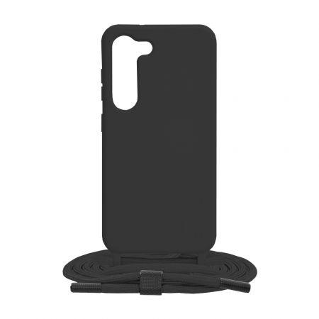 Husa cu snur Samsung Galaxy S23, Crossbody Lanyard, Negru [7]