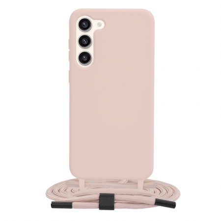 Galaxy S23 Plus - Husa cu snur Samsung Galaxy S23 Plus, Crossbody Lanyard, Pink