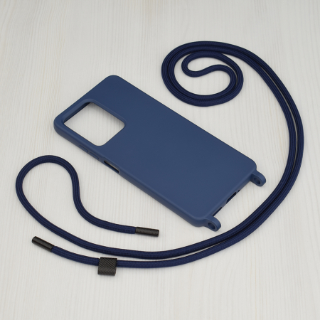 Husa cu snur Xiaomi Redmi Note 12 Pro, Crossbody Lanyard, Blue [1]