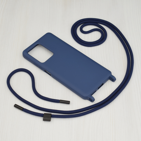 Husa cu snur Xiaomi Redmi Note 12 Pro+, Crossbody Lanyard, Blue [1]
