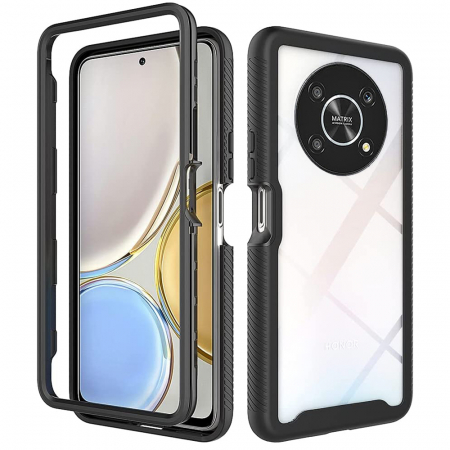 Honor - Husa Defense 360 + folie protectie pentru Honor Magic 4 Lite, Negru