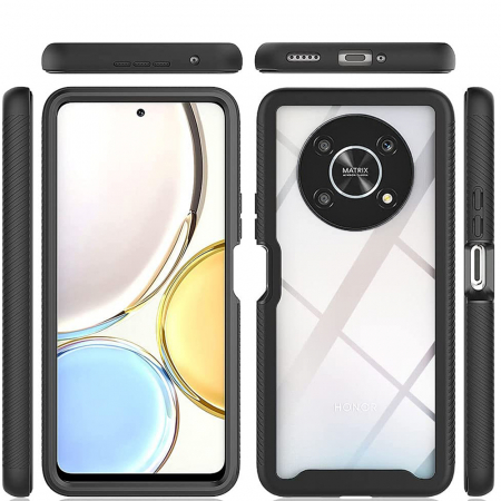 Husa Defense 360 + folie protectie pentru Honor Magic 4 Lite, Negru [1]