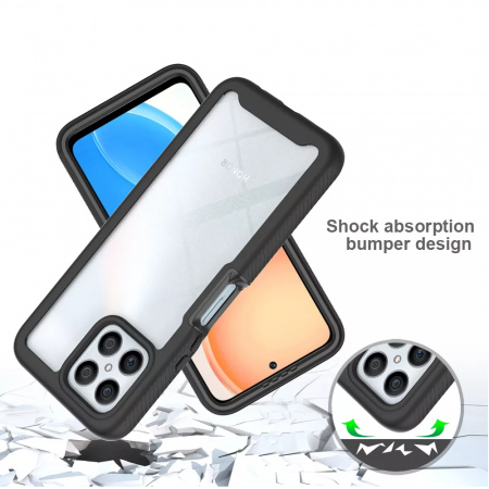Husa Defense 360 + folie protectie pentru Honor X8, Negru [5]