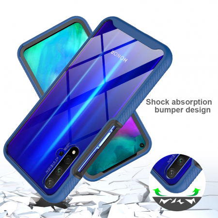 Husa Defense 360 + folie protectie pentru Huawei Nova 5T, Negru [2]