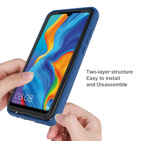 Husa Defense 360 + folie protectie pentru Huawei P30 Lite, Negru [3]