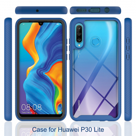 Husa Defense 360 + folie protectie pentru Huawei P30 Lite, Negru [5]