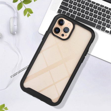 Husa Defense 360 + folie protectie pentru iPhone 12 / 12 Pro, Negru [6]