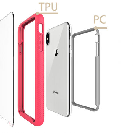 Husa Defense 360 + folie protectie pentru iPhone XR, Negru [1]