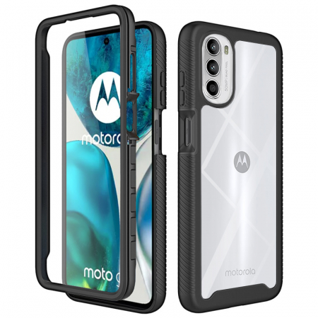 Motorola Moto G52 - Husa Defense 360 + folie protectie pentru Motorola Moto G52, Negru
