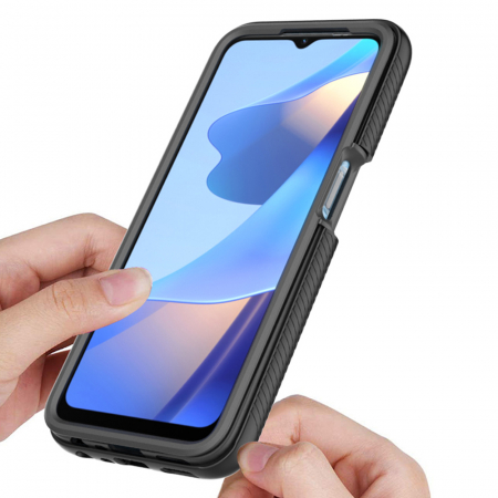 Husa Defense 360 + folie protectie pentru OPPO A16 / A53s 5G, Negru [4]