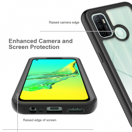 Husa Defense 360 + folie protectie pentru OPPO A53, Negru [2]