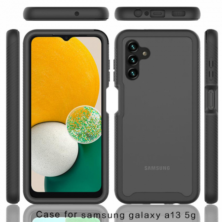 Husa Defense 360 + folie protectie pentru Samsung Galaxy A13 5G, Negru [2]