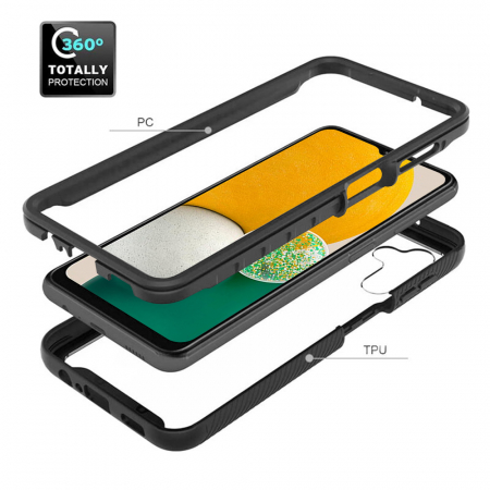 Husa Defense 360 + folie protectie pentru Samsung Galaxy A13 5G, Negru [4]