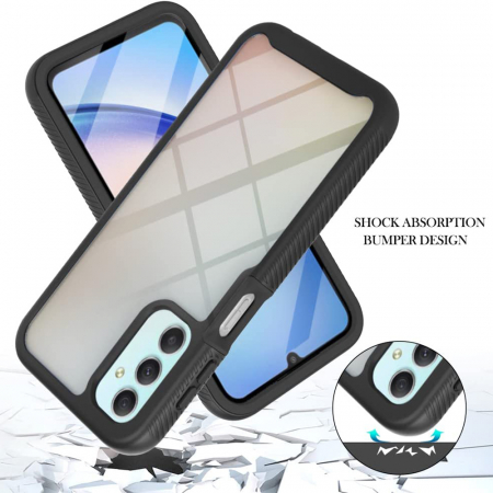 Husa Defense 360 + folie protectie pentru Samsung Galaxy A24, Negru [1]