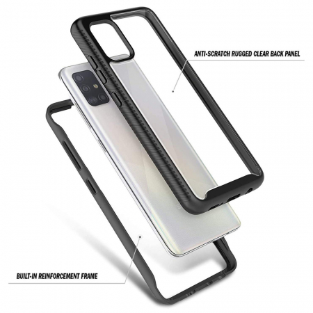 Husa Defense 360 + folie protectie pentru Samsung Galaxy A31, Negru [2]