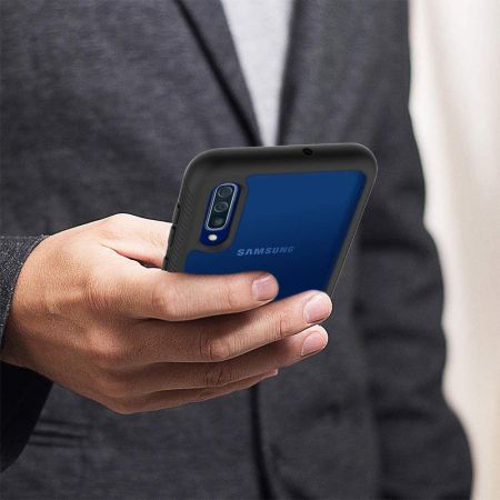 Husa Defense 360 + folie protectie pentru Samsung Galaxy A50, Negru [2]