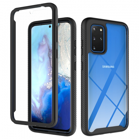 Galaxy S20 Plus - Husa Defense 360 + folie protectie pentru Samsung Galaxy S20 Plus, Negru