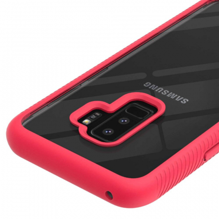 Husa Defense 360 + folie protectie pentru Samsung Galaxy S9 Plus, Negru [3]